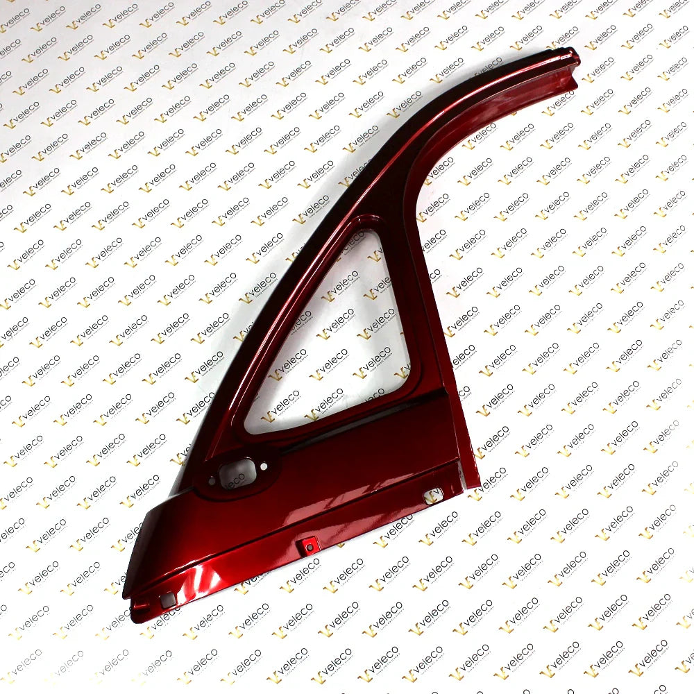 Red Front Upper Side Shield for Veleco Advena – red side view