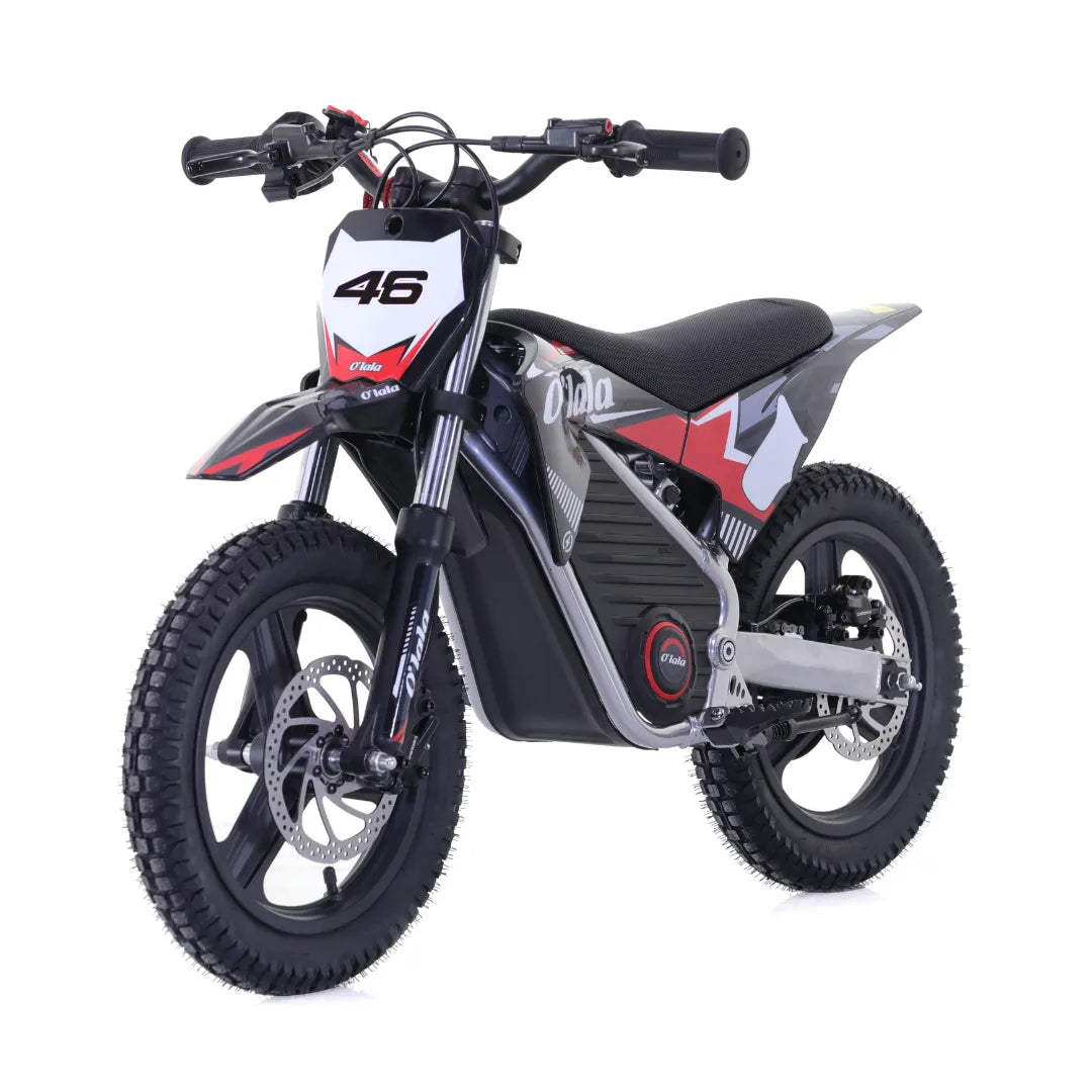 APOLLO Olala SX-E500 – front three-quarter view, black and red