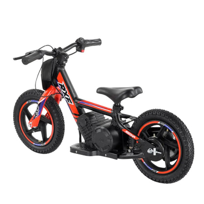 Electric Bike Apollo Sedna 12 Rxf features a sleek black and red design, lightweight frame, and durable tires.