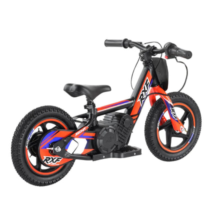 Electric Bike Apollo Sedna 12 Rxf features a sleek design, electric motor, and sturdy tires for kids.
