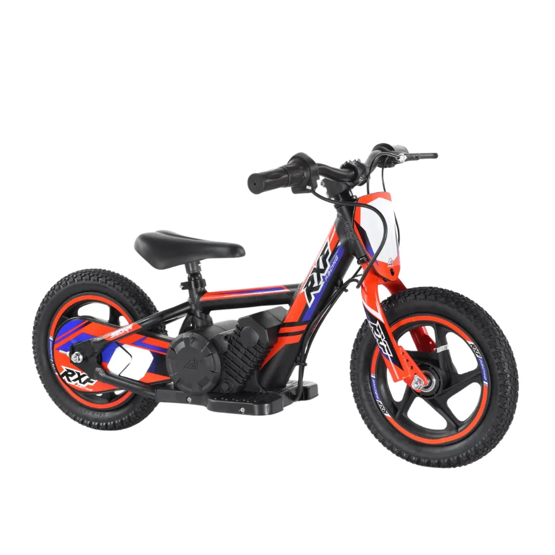Electric Bike Apollo Sedna 12 Rxf is a compact and stylish e-bike featuring a vibrant red and black design.