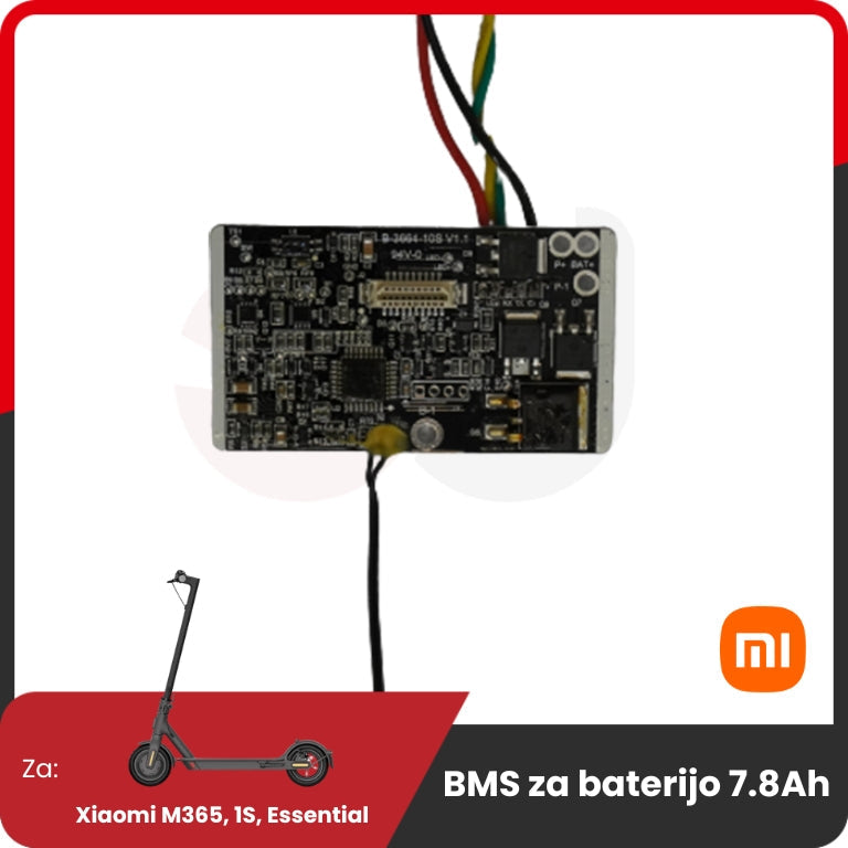 BMS for Xiaomi 7.8Ah Battery – circuit board with wires