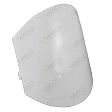 Rear mudguard piece White Veleco CRISTAL