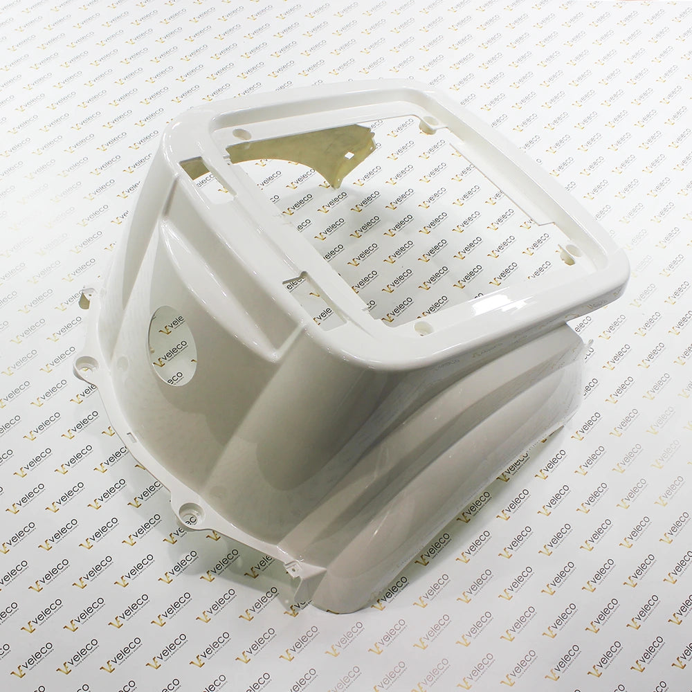 Front under seat cover White Veleco CRISTAL