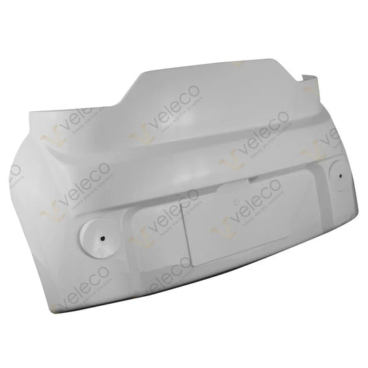 Rear cover White Veleco CRISTAL