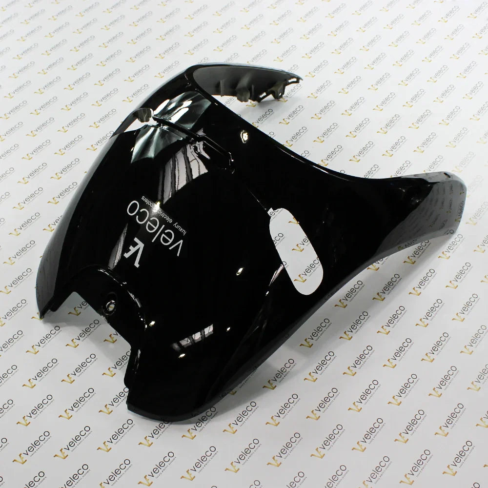 Black Front Cover for Veleco Cristal – glossy black front cover