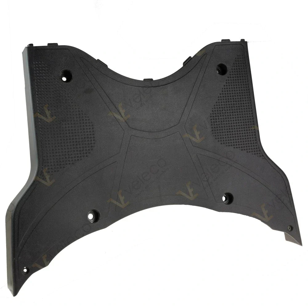 Footplate for Veleco Cristal – black textured footplate, top view