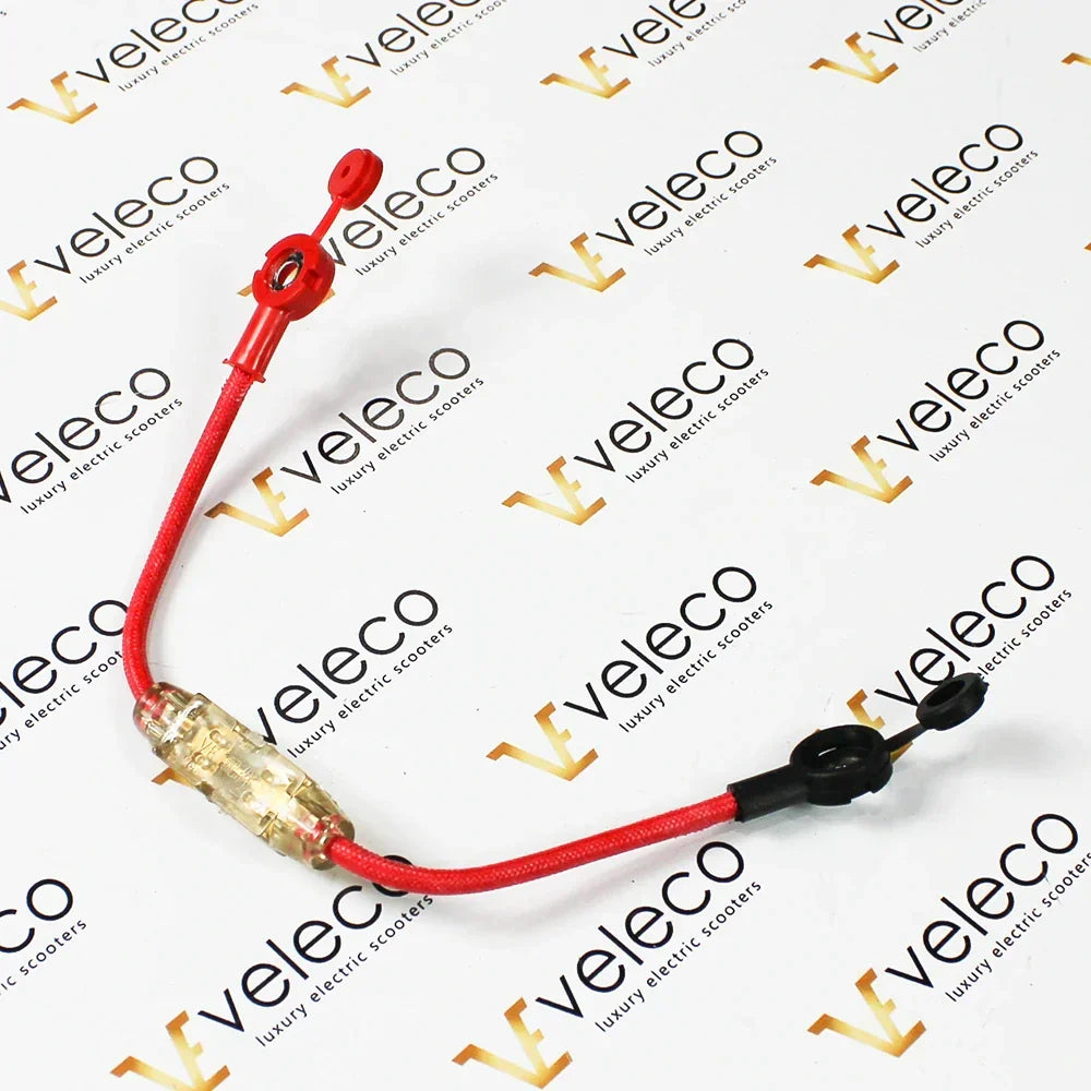 Battery Cable for Veleco Cristal – red cable with fuse holder