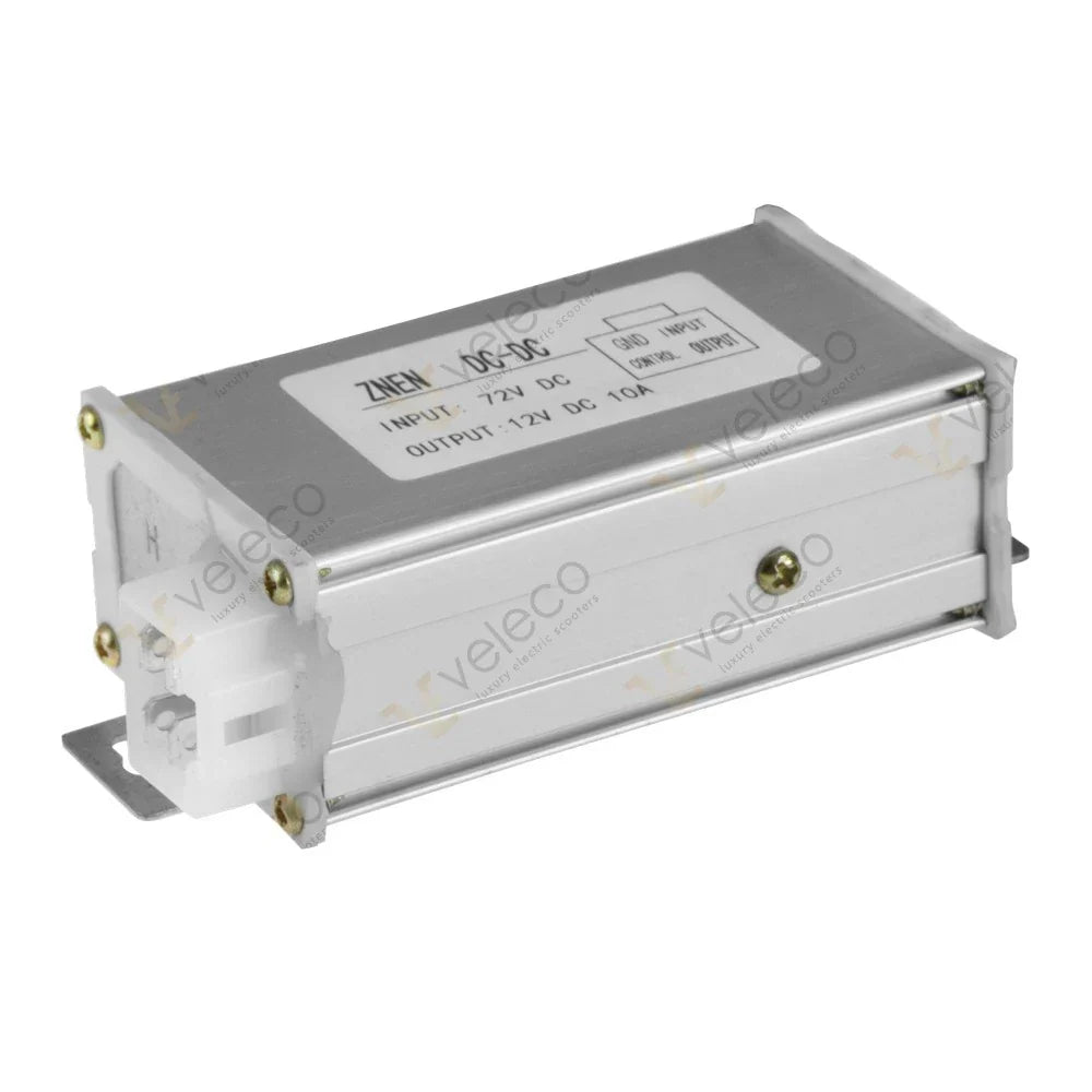 60V Converter for Veleco Cristal – silver converter with white connector