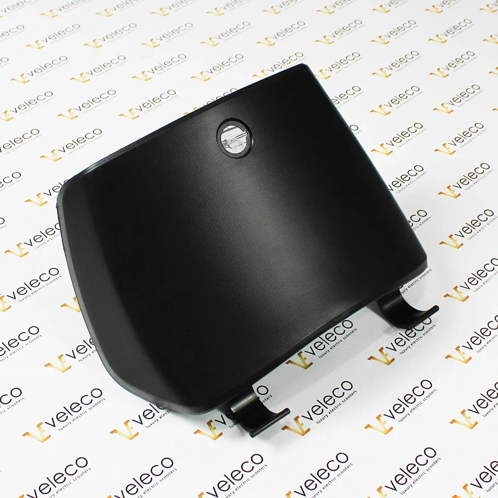 Storage Compartment Cover Under the Steering Wheel for Veleco Cristal – black plastic cover with keyhole