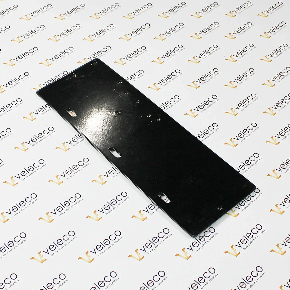 Controller Fixing Plate for Veleco Cristal – black rectangular metal plate