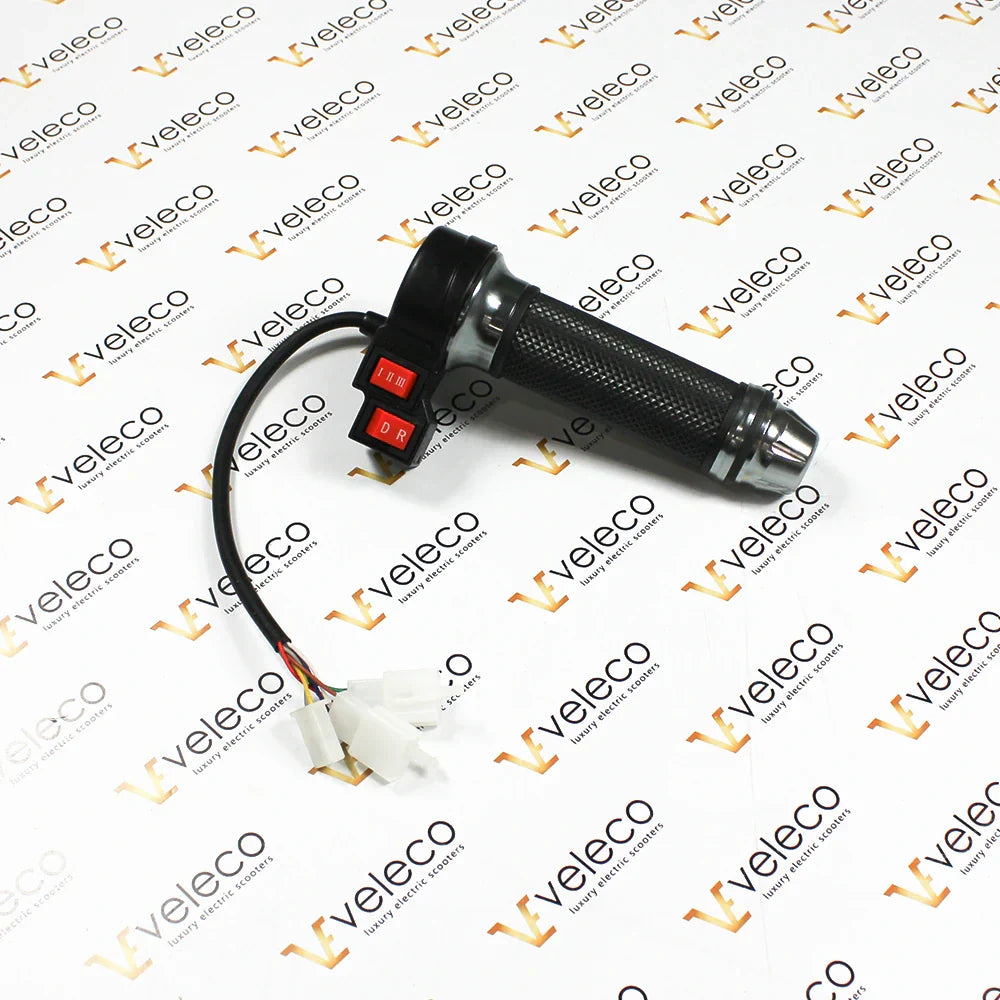 Right Throttle for Veleco Cristal – throttle grip with switches and wiring