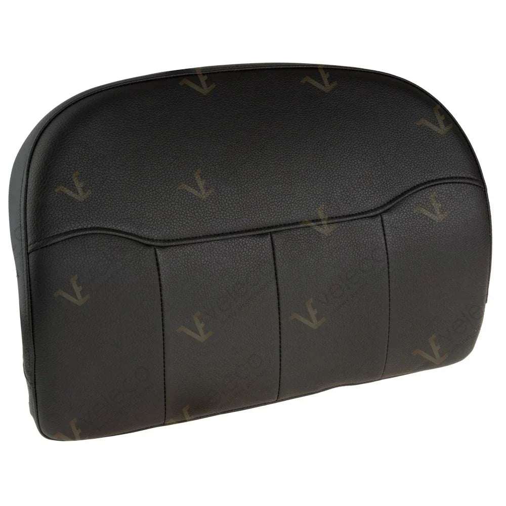 Backrest for Veleco Cristal – black faux leather backrest cushion