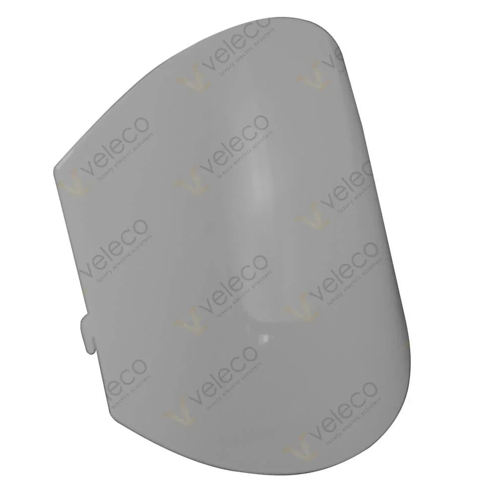 Silver Rear Fender Piece for Veleco Cristal – silver-grey curved plastic panel