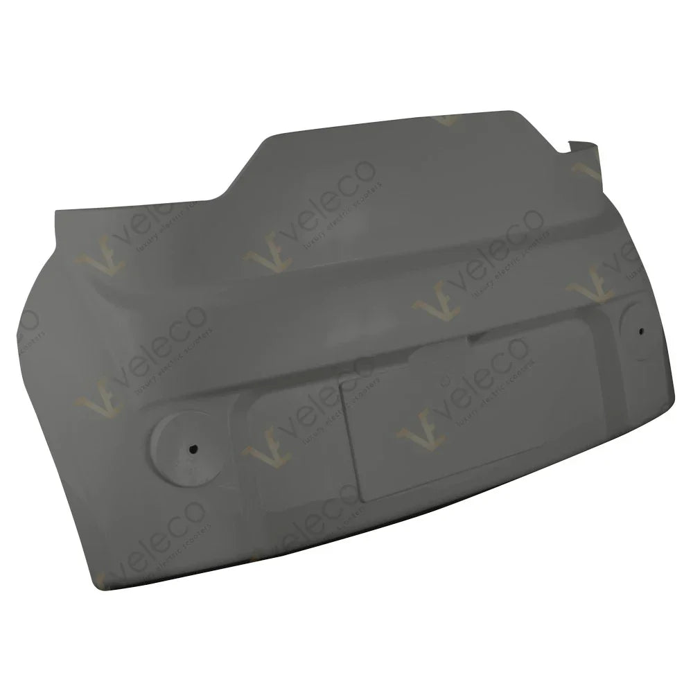 Silver Rear Cover for Veleco Cristal – silver rear cover, angled view