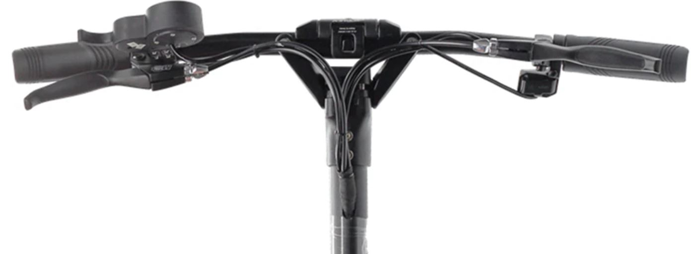 Foldable Handlebar for ECO Speed 10X Electric Scooter – handlebar unfolded front view