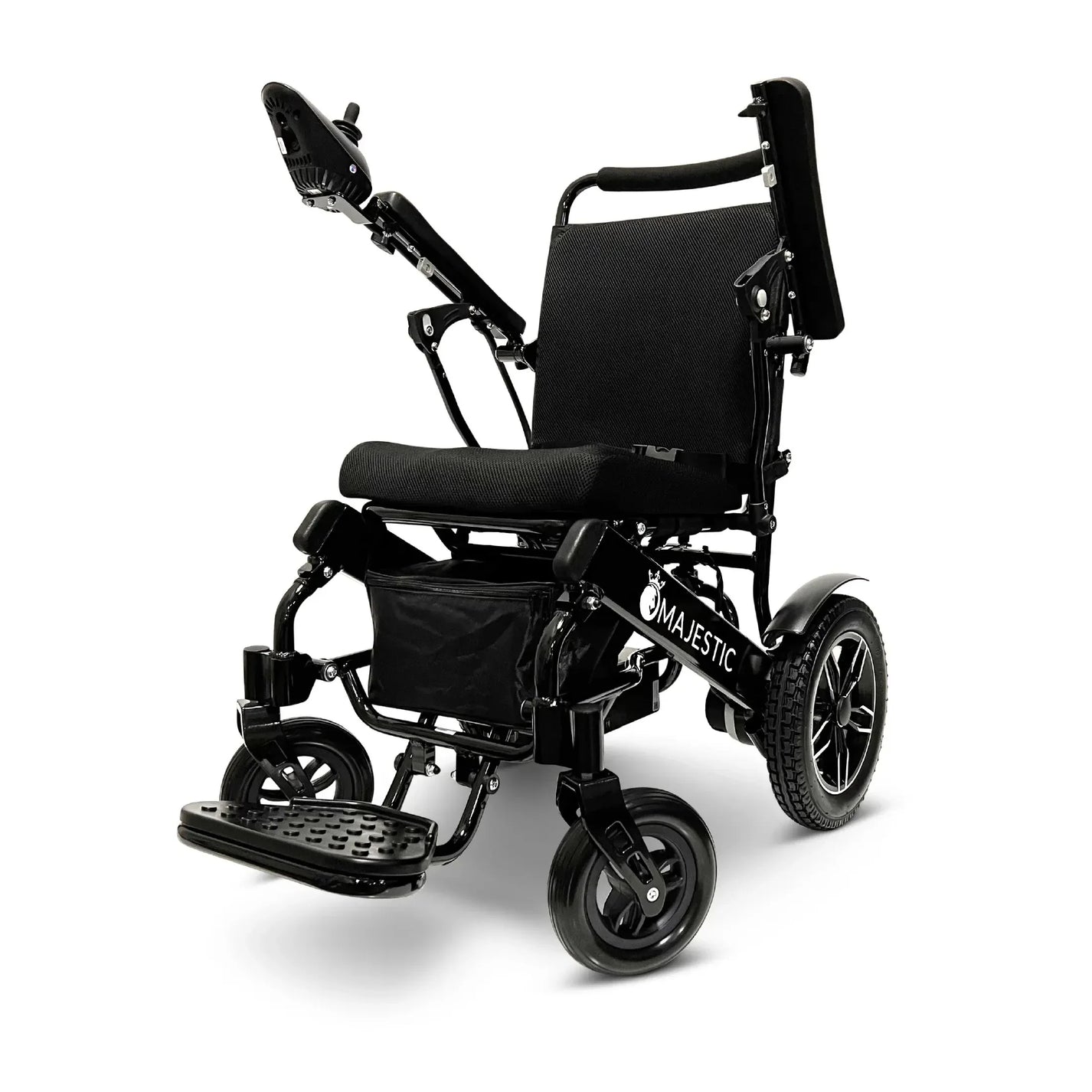 Electric wheelchair ComfyGO Majestic IQ 8000 – black seat variant