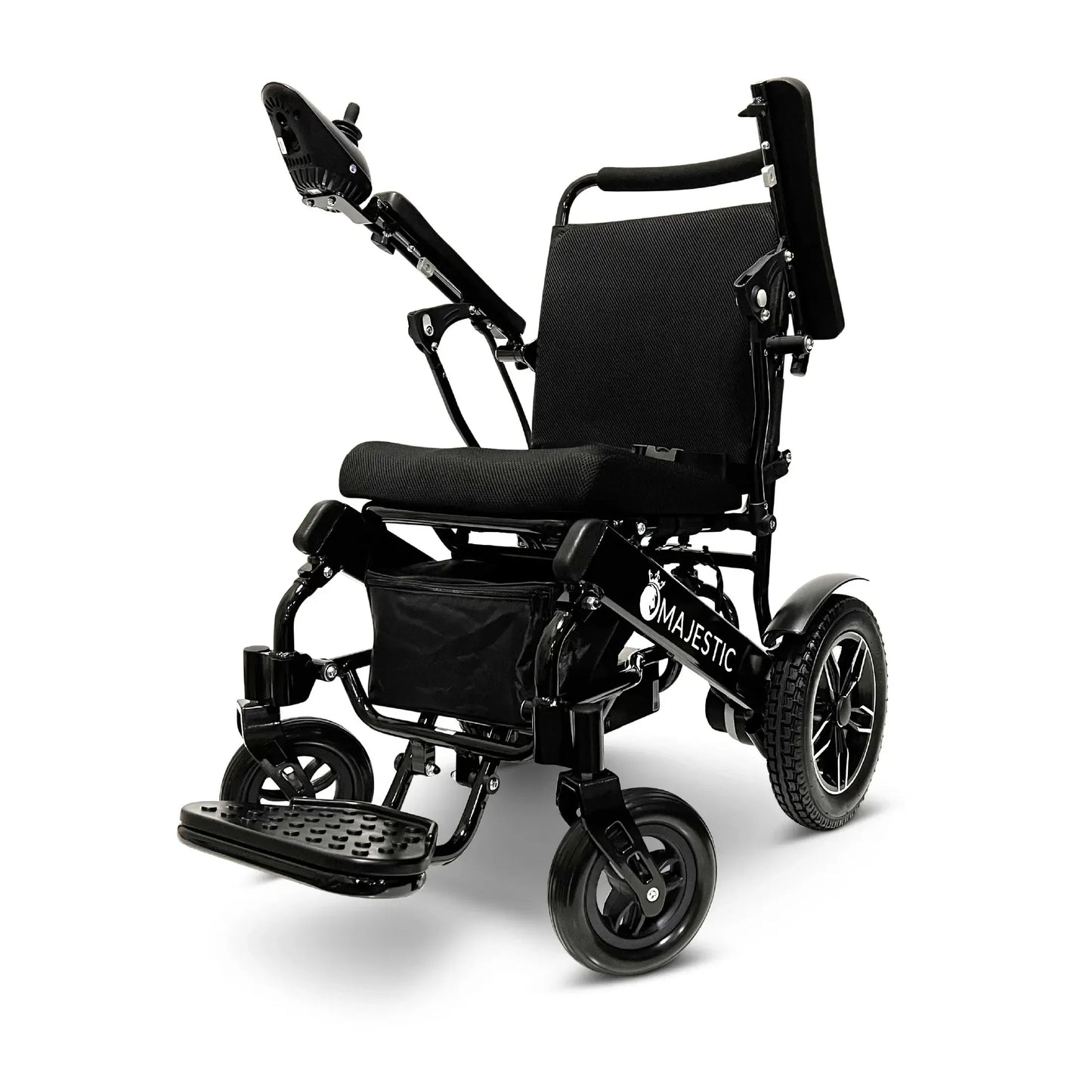 Electric wheelchair ComfyGO Majestic IQ 8000 – black seat variant