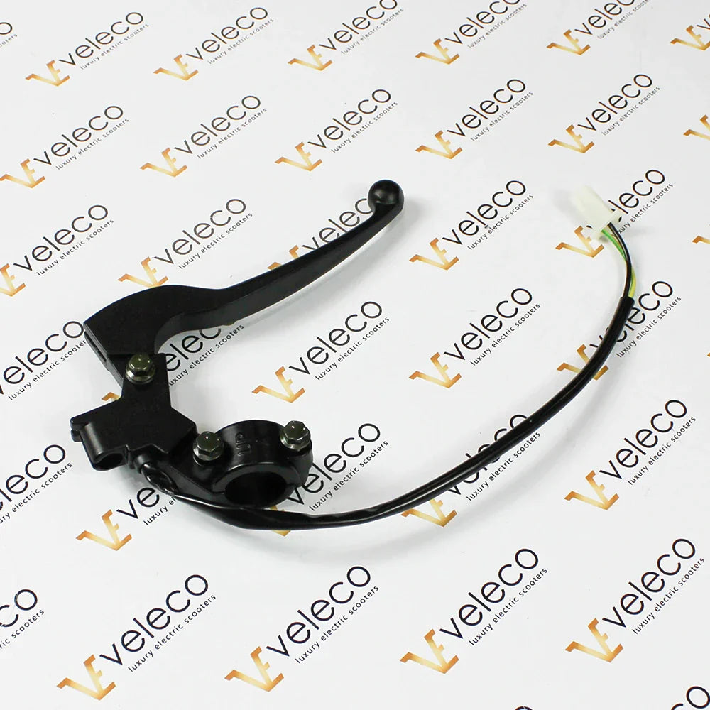 Right Brake Lever for Veleco Draco – black brake lever with wiring