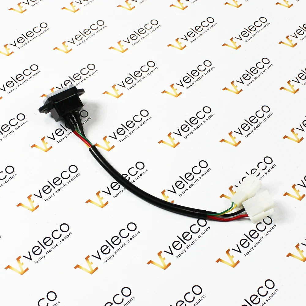 Li-On Charging Port for Veleco Faster and Veleco Draco – charging port with wiring harness
