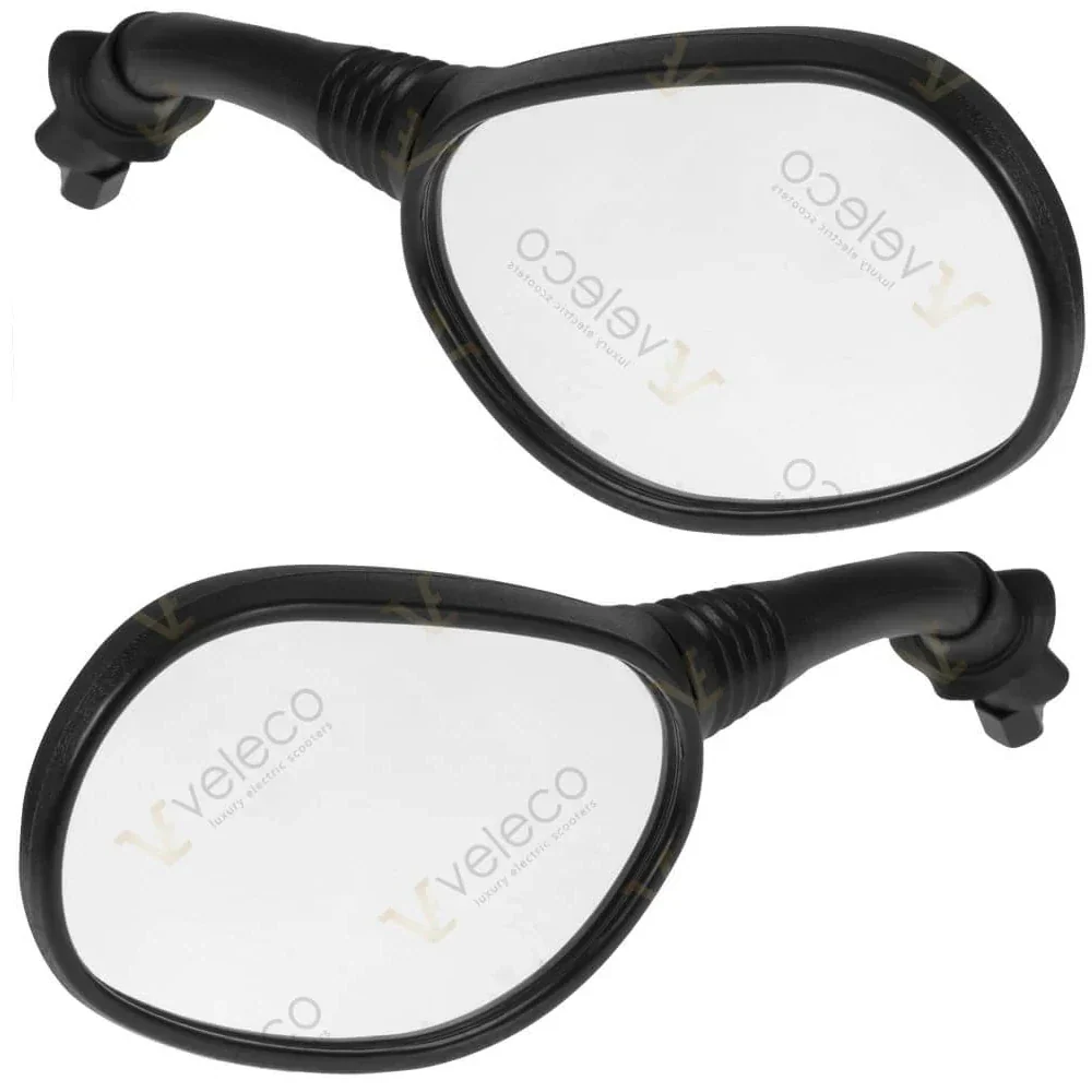 Mirror set for Veleco DRACO – pair of black rearview mirrors