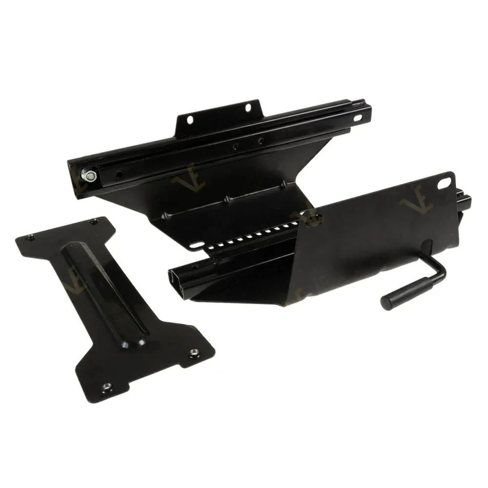 Movable Seat Slideway Set for Veleco Draco and Veleco Faster – black metal seat slideway components
