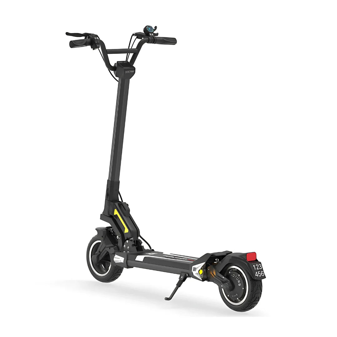 Electric scooter Dualtron Togo, with an elegant design and a modern steering wheel, parked on the surface