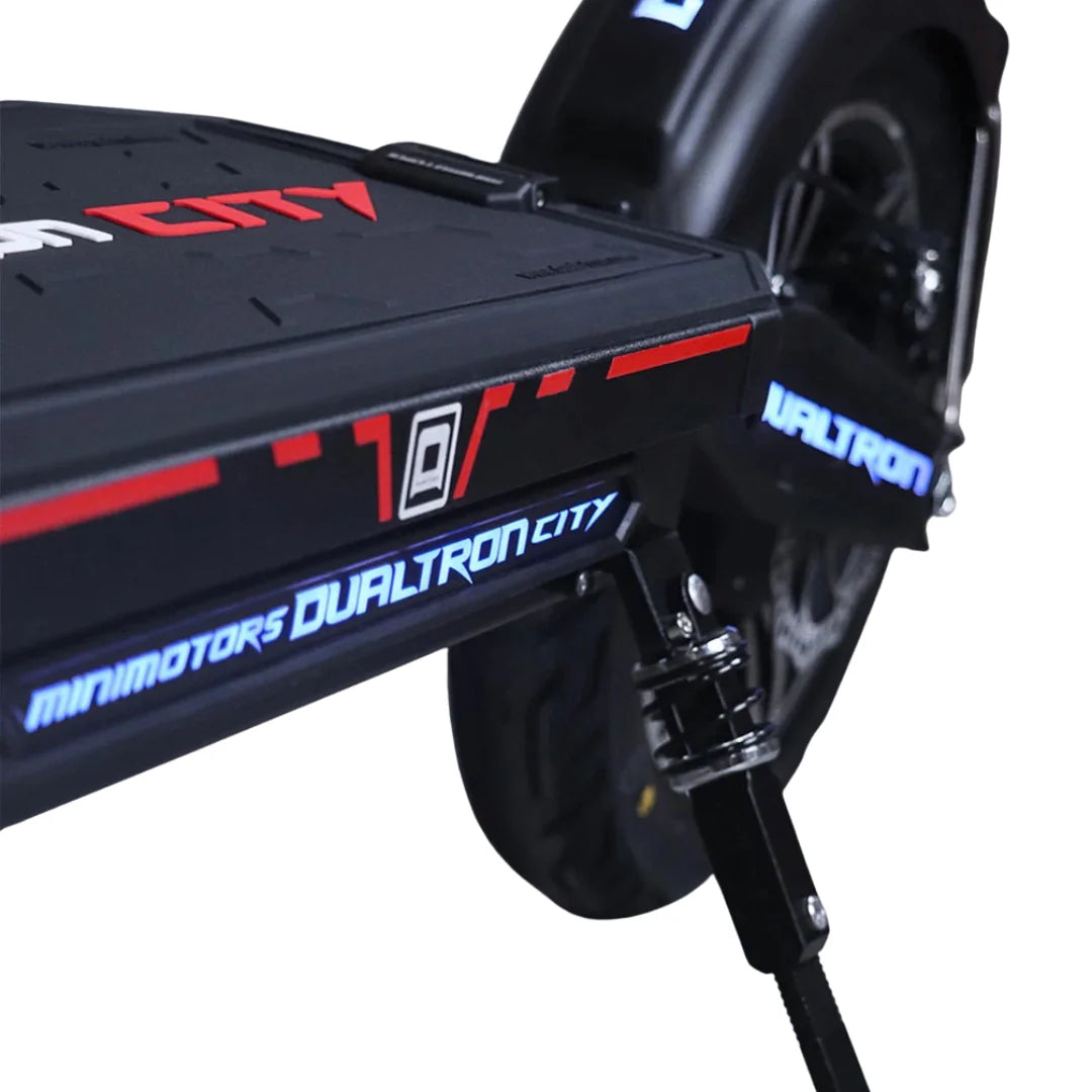 Electric scooter Dualtron City – deck and side LED lighting