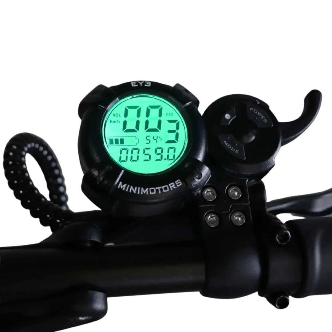 Electric scooter Dualtron City – dashboard display close-up
