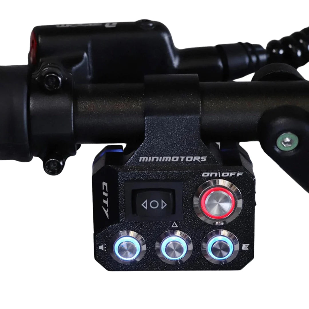 Electric scooter Dualtron City – control panel close-up