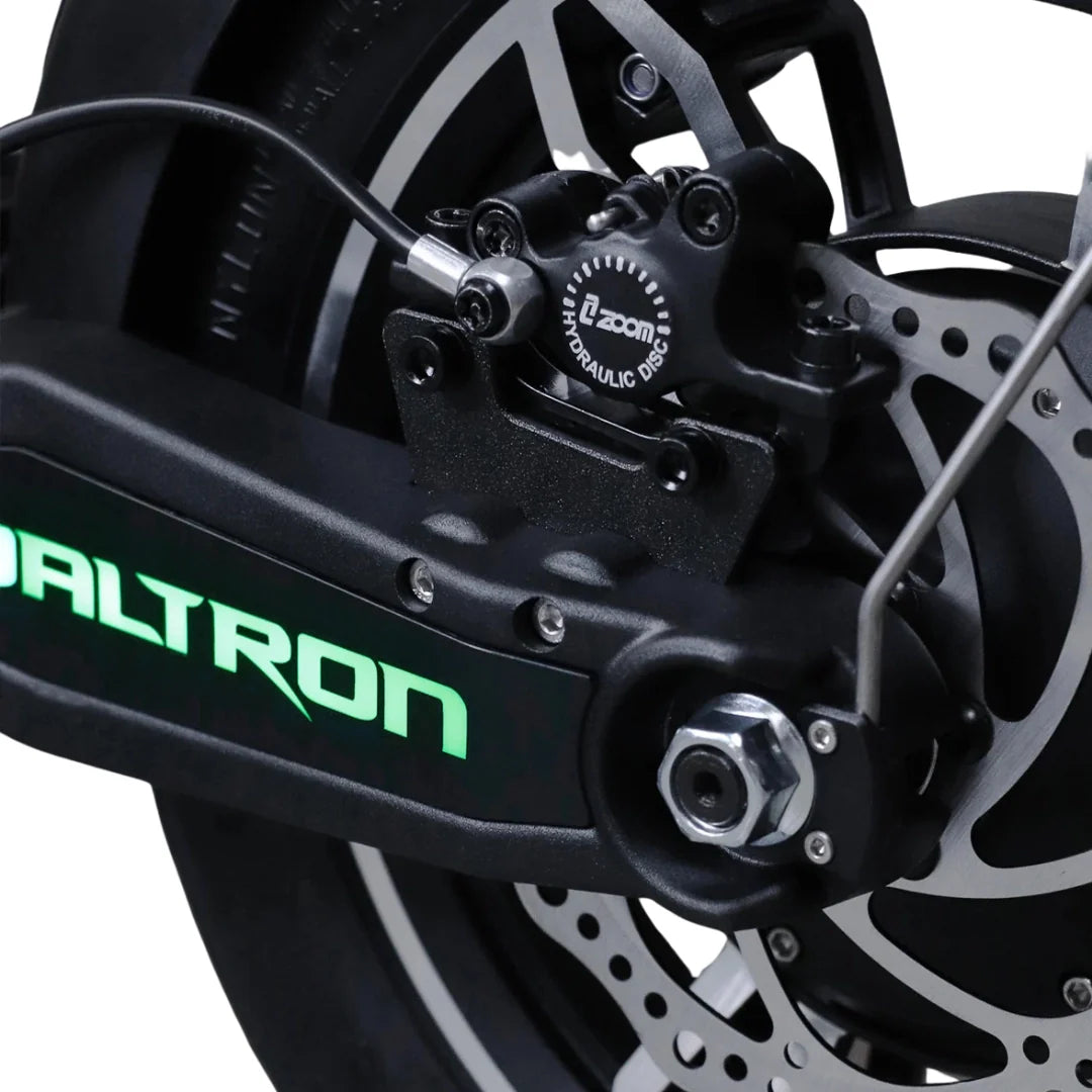 Electric scooter Dualtron City – rear brake caliper detail