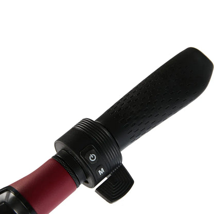 Electric Scooter Eco Speed Mini features a textured black grip and adjustable speed control buttons for comfort.