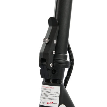 Electric Scooter Eco Speed Mini features a sleek black frame, adjustable folding mechanism, and safety warnings.