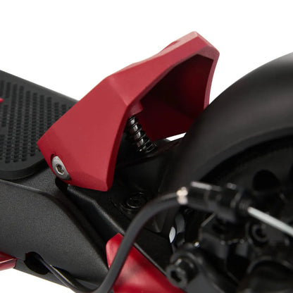 Electric Scooter Eco Speed Mini features a durable design, highlighting its red accents and robust construction.