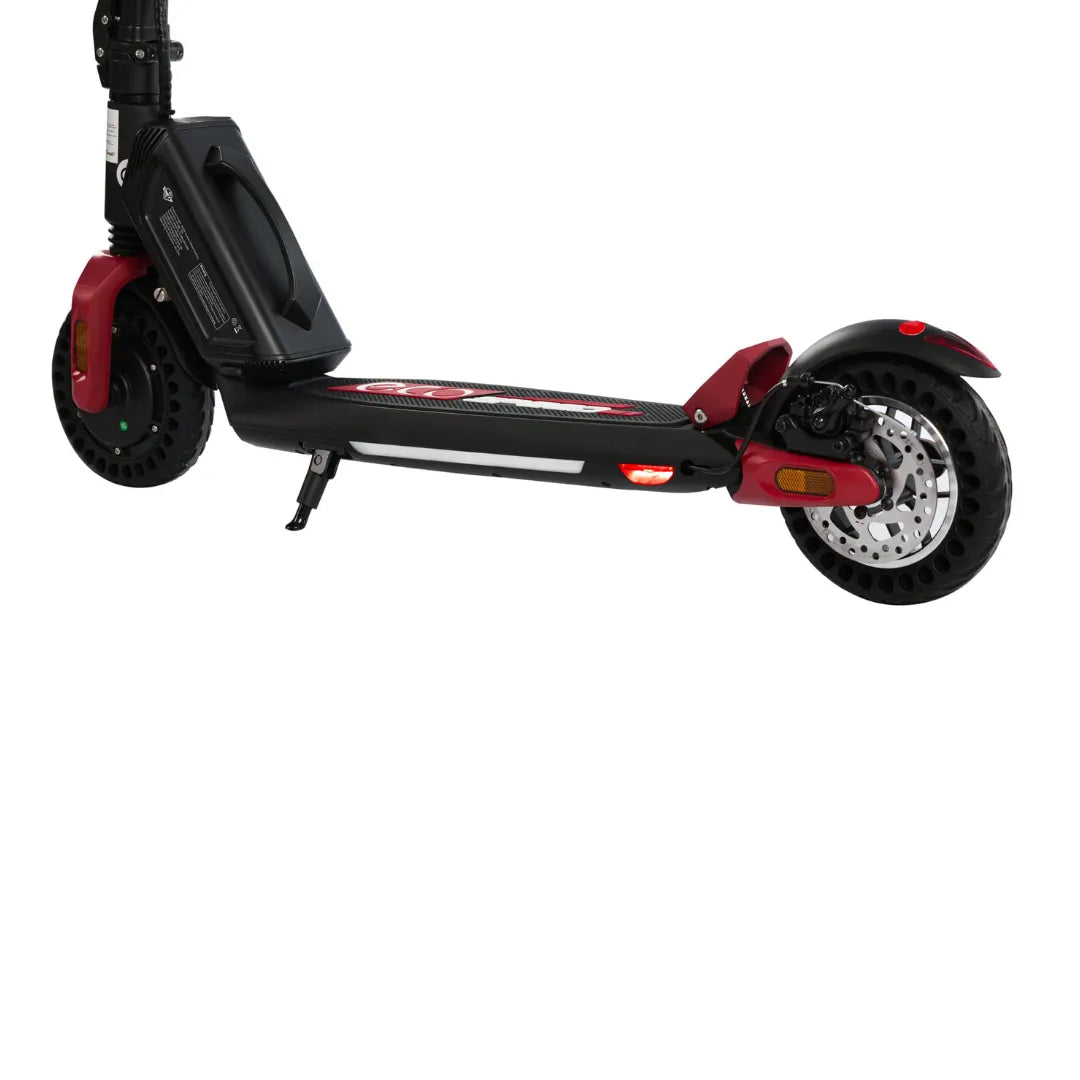 Electric scooter ECO Speed MINI – rear wheel and deck close-up