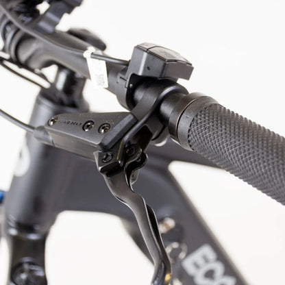 Mountain Electric Bike Econo Gams Mtb C5, close-up of handlebars with textured grip and brake lever.