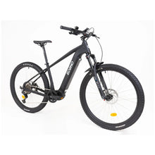 A black mountain electric bike model Econo Gams MTB C5 with a sleek design and off-road tires
