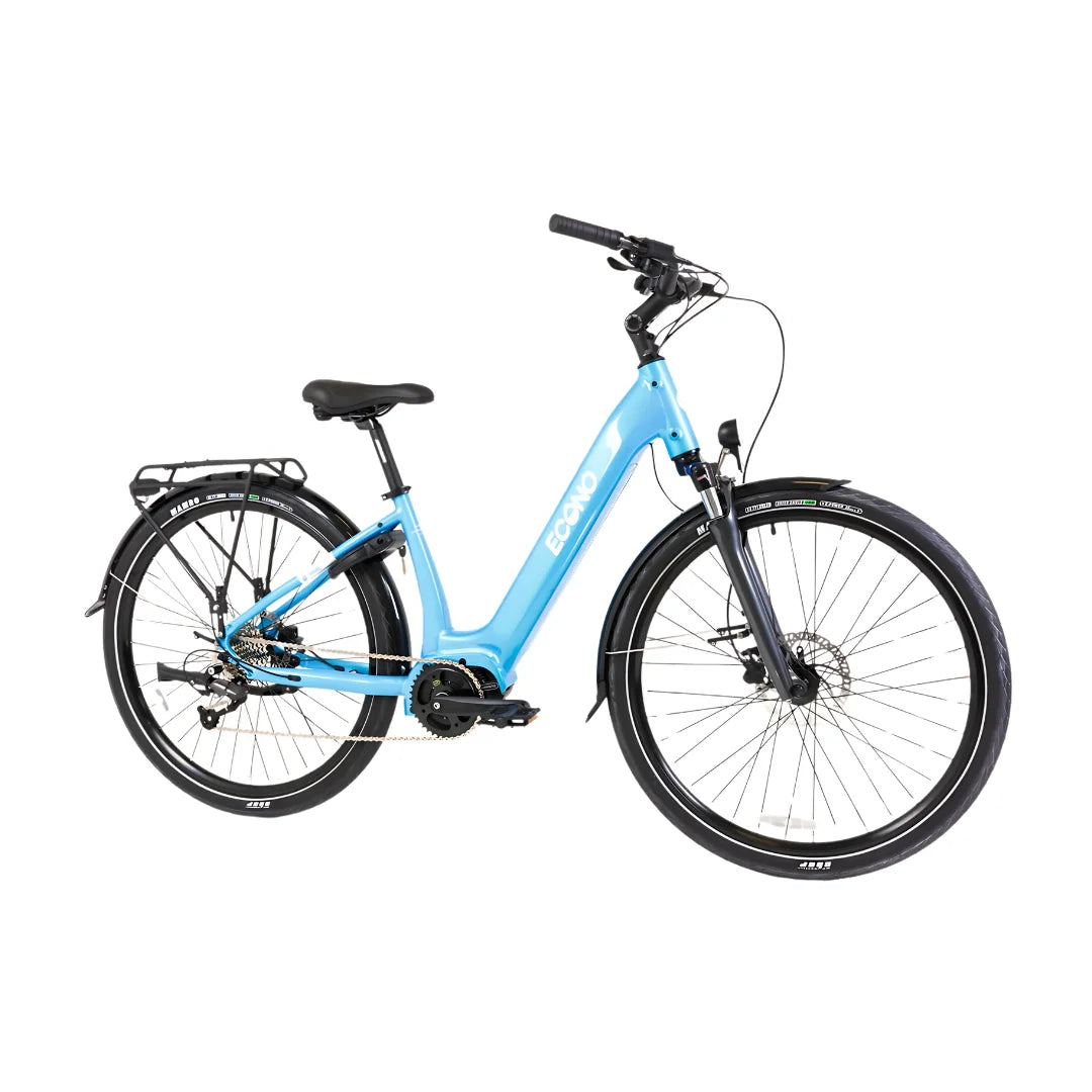 Electric bicycle Econo Mare City EEC4LK – light blue colour variant