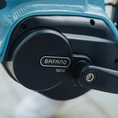 Electric Bike Econo Mare City Eecalk Auto, features a Bafang M210 motor for efficient power assist.