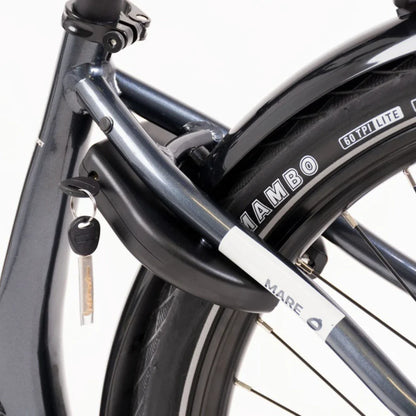 Electric Bike Econo Mare City Eecalk Auto, features a sleek frame, integrated lock, and durable Mambo tires.