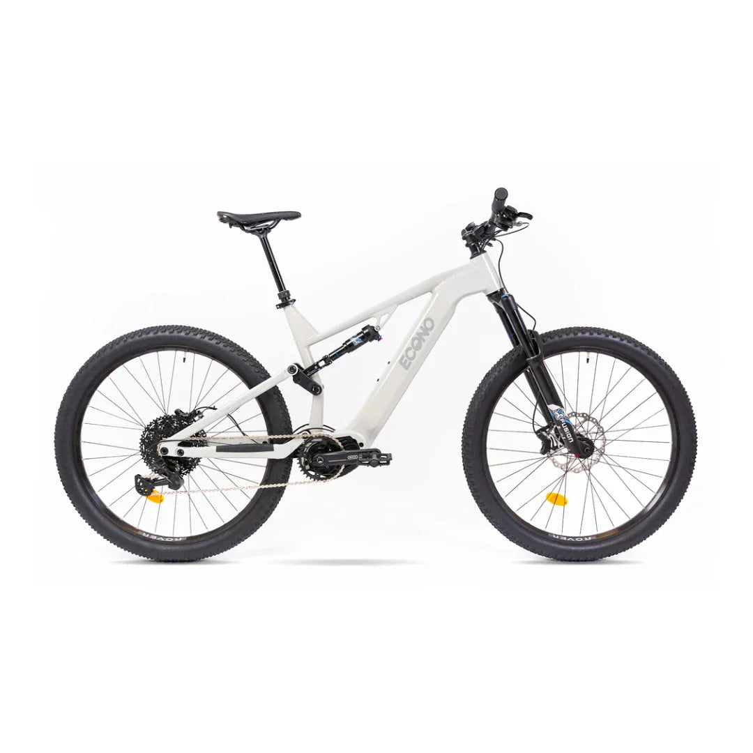 Electric bicycle ECONO Pantera C8 140 – full side view, white background