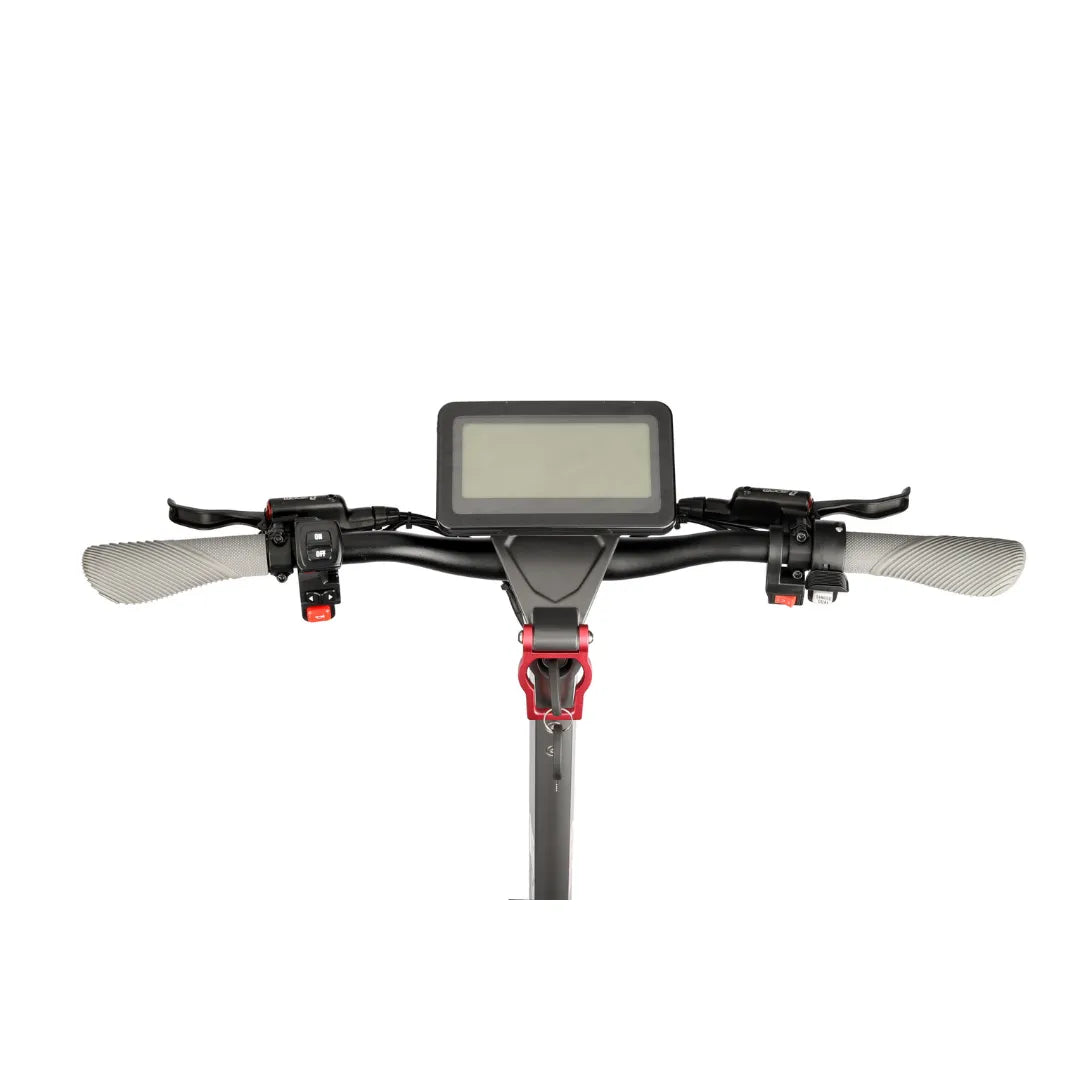Electric Scooter Eco Speed 20x features ergonomic handlebars, a digital display, and intuitive controls.