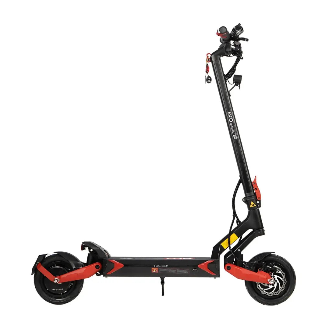 Electric scooter ECO Speed 9X – side view, red accents