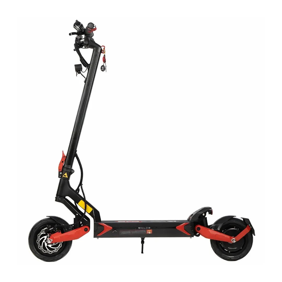 Electric scooter ECO Speed 9X – side view, red accents