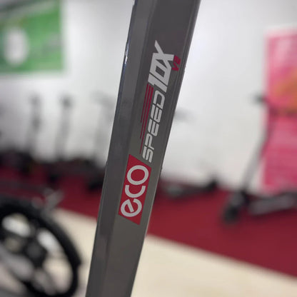Electric Scooter Eco Speed 10x V2, sleek frame showcasing brand logo, perfect for urban commuting and fun.