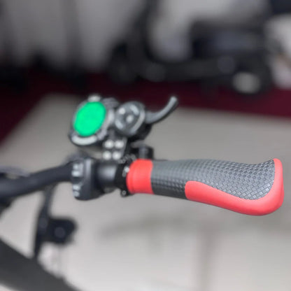 Electric Scooter Eco Speed 9x features comfortable textured grips and a sleek control panel with a green display.