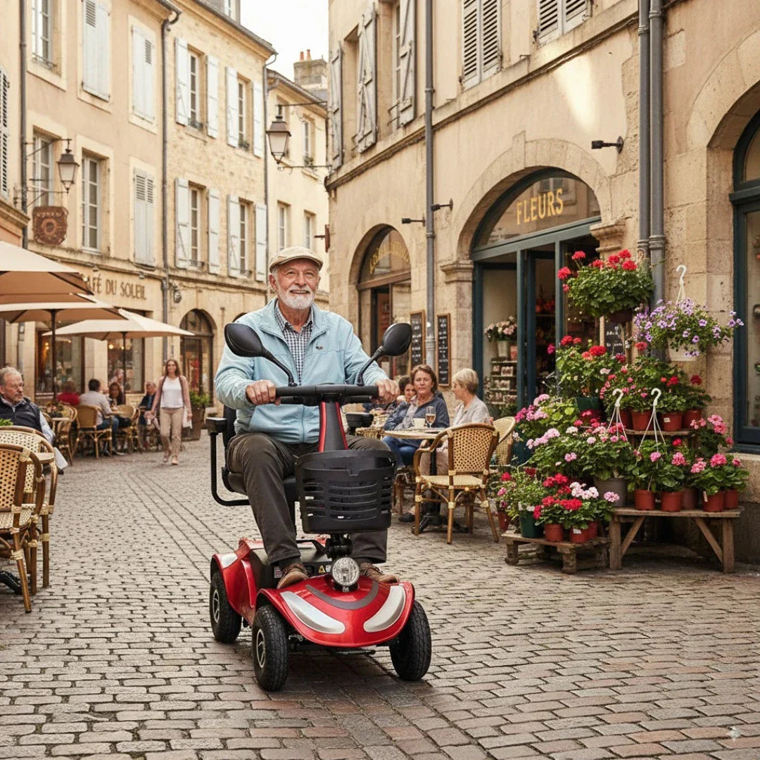 ECO Speed Senior – man riding in European street