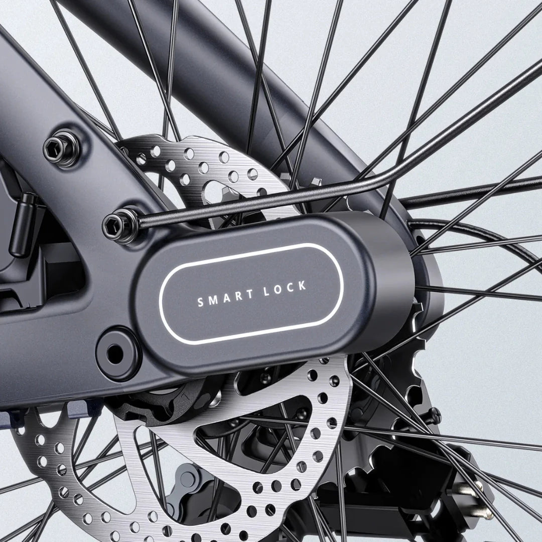 Electric bicycle Engwe MapFour N1 AIR – rear wheel smart lock