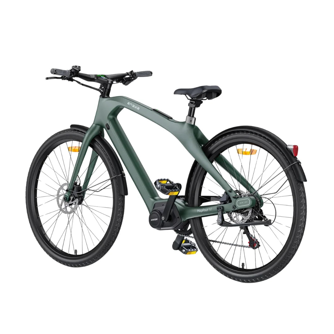 Electric bicycle Engwe MapFour N1 PRO – rear three-quarter view