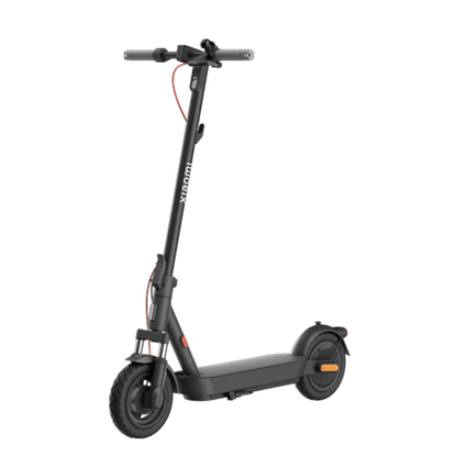 Electric Scooter Xiaomi 5, sleek black design, sturdy frame, smooth wheels for a comfortable ride.
